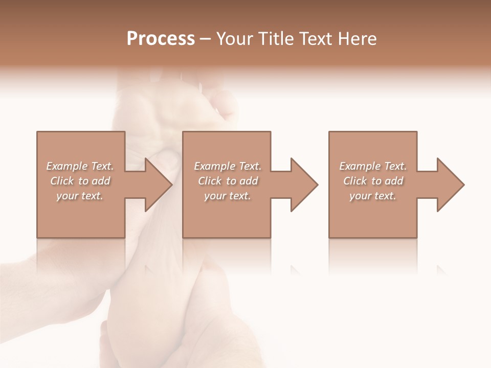 A Person Holding The Foot Of Another Person PowerPoint Template