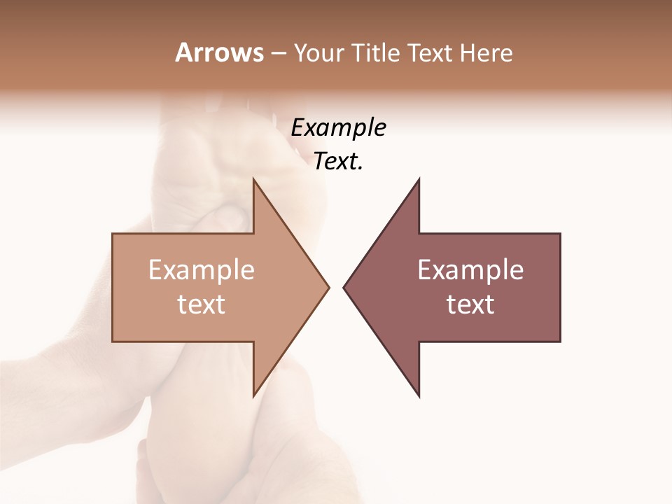 A Person Holding The Foot Of Another Person PowerPoint Template