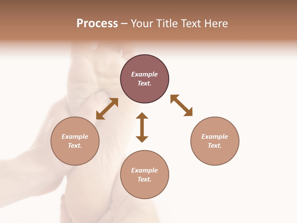 A Person Holding The Foot Of Another Person PowerPoint Template