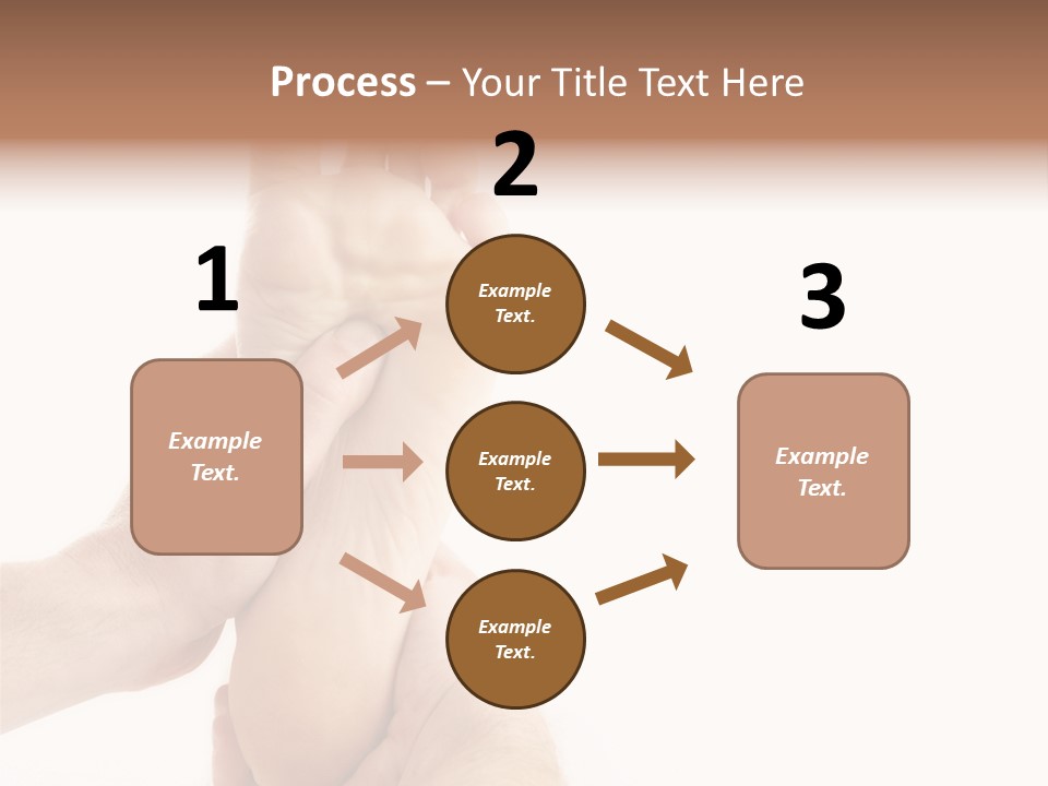 A Person Holding The Foot Of Another Person PowerPoint Template