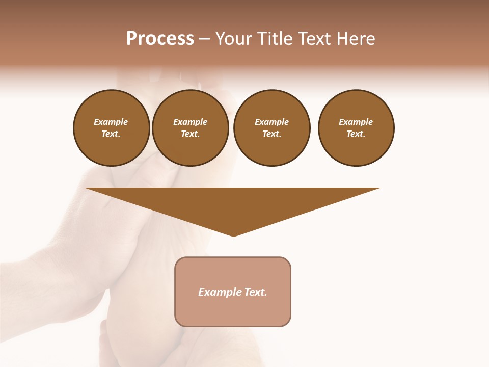 A Person Holding The Foot Of Another Person PowerPoint Template