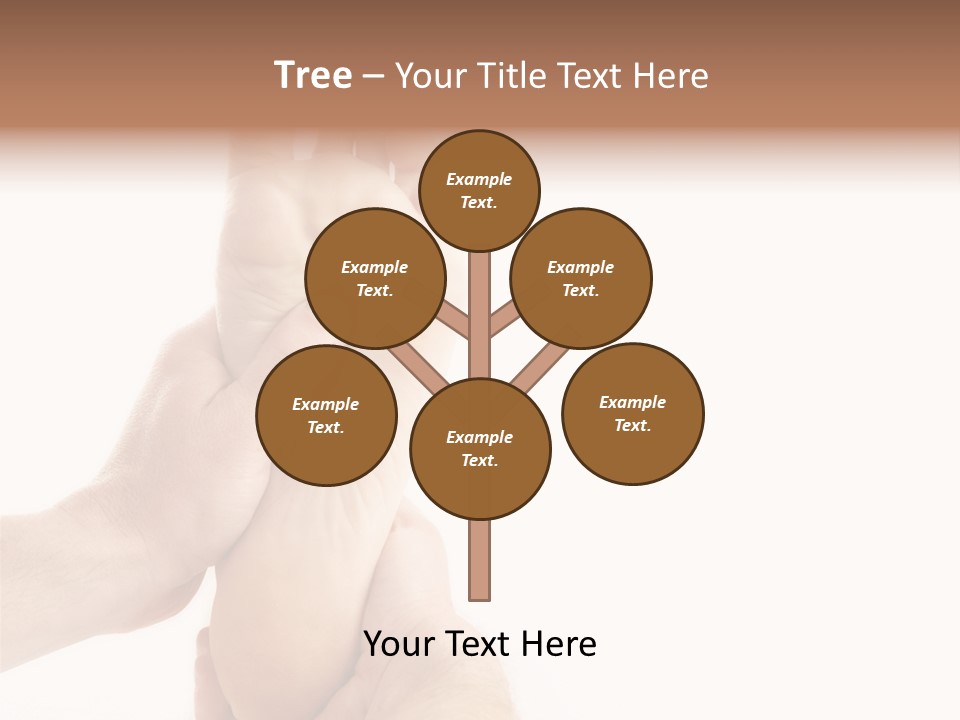 A Person Holding The Foot Of Another Person PowerPoint Template