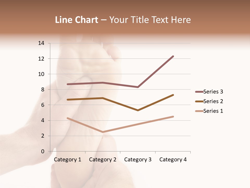 A Person Holding The Foot Of Another Person PowerPoint Template
