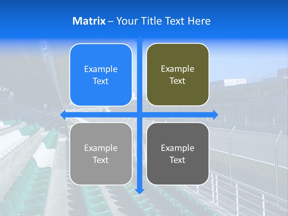 The Grand Stand Of Sepang International Circuit, Malaysia PowerPoint Template