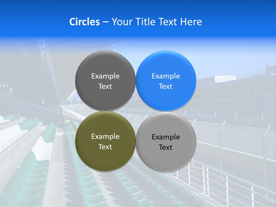 The Grand Stand Of Sepang International Circuit, Malaysia PowerPoint Template