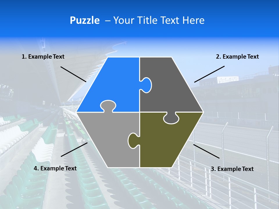 The Grand Stand Of Sepang International Circuit, Malaysia PowerPoint Template