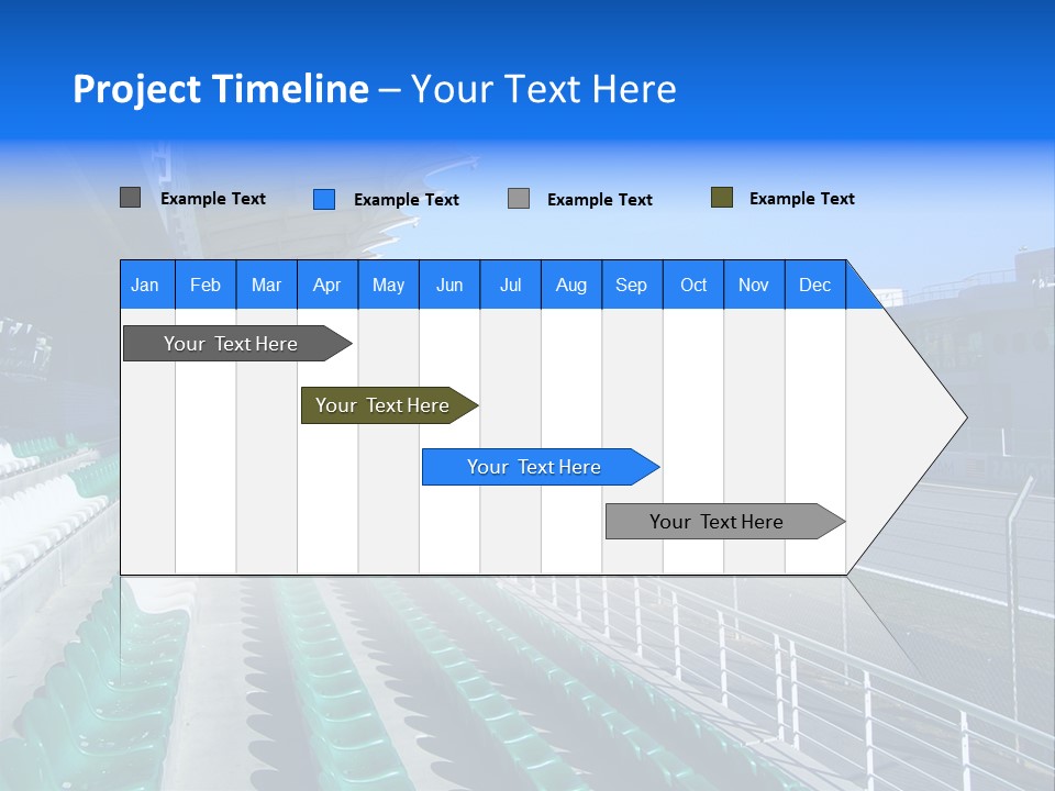 The Grand Stand Of Sepang International Circuit, Malaysia PowerPoint Template