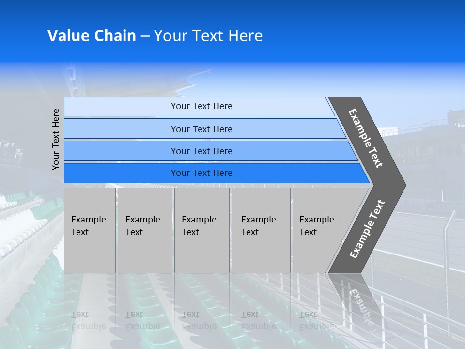 The Grand Stand Of Sepang International Circuit, Malaysia PowerPoint Template