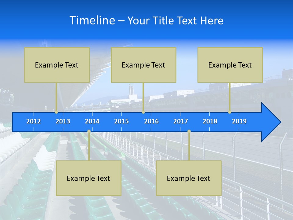 The Grand Stand Of Sepang International Circuit, Malaysia PowerPoint Template