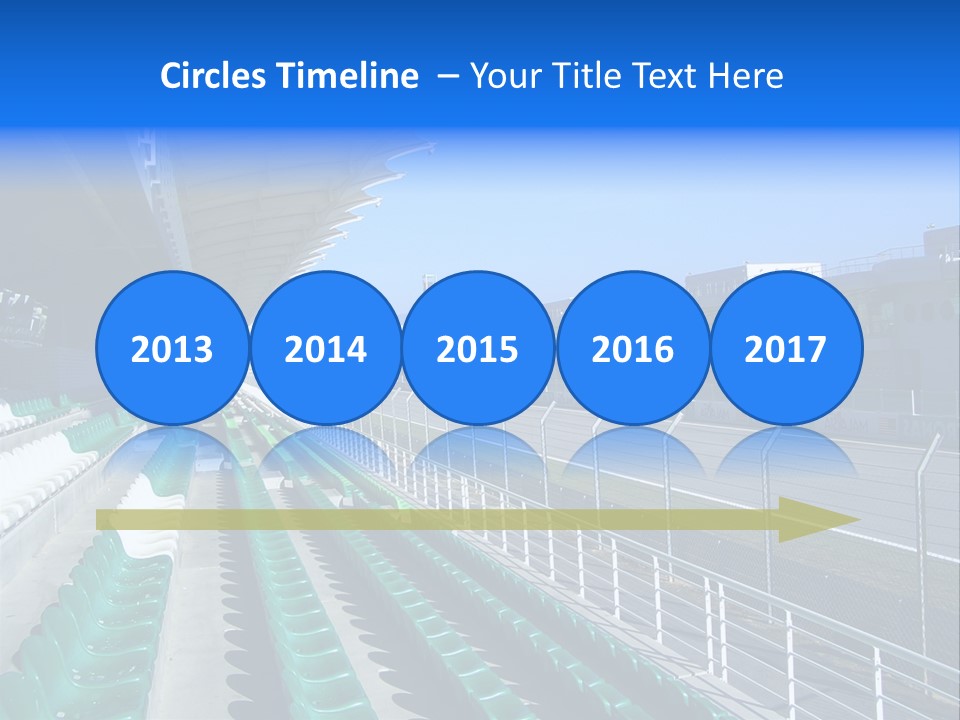 The Grand Stand Of Sepang International Circuit, Malaysia PowerPoint Template