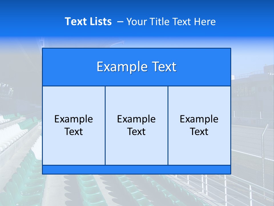 The Grand Stand Of Sepang International Circuit, Malaysia PowerPoint Template