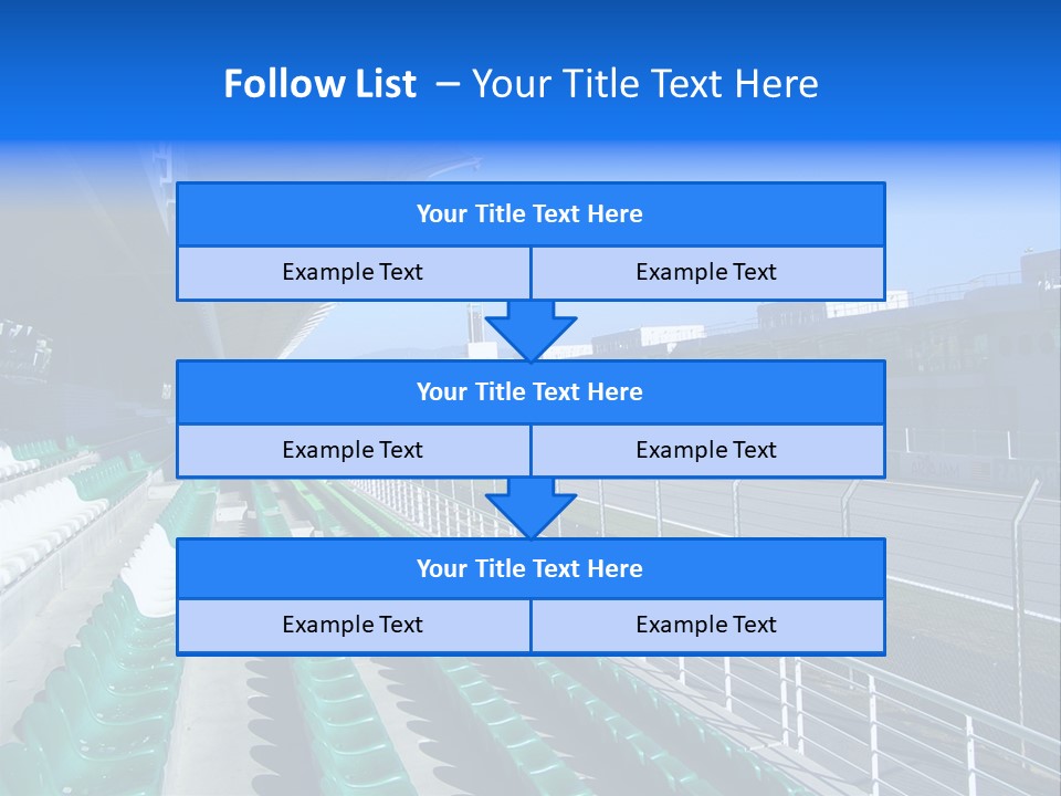 The Grand Stand Of Sepang International Circuit, Malaysia PowerPoint Template