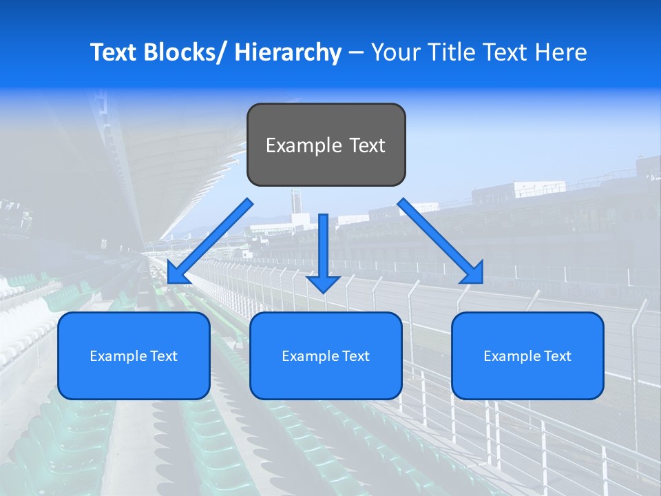 The Grand Stand Of Sepang International Circuit, Malaysia PowerPoint Template