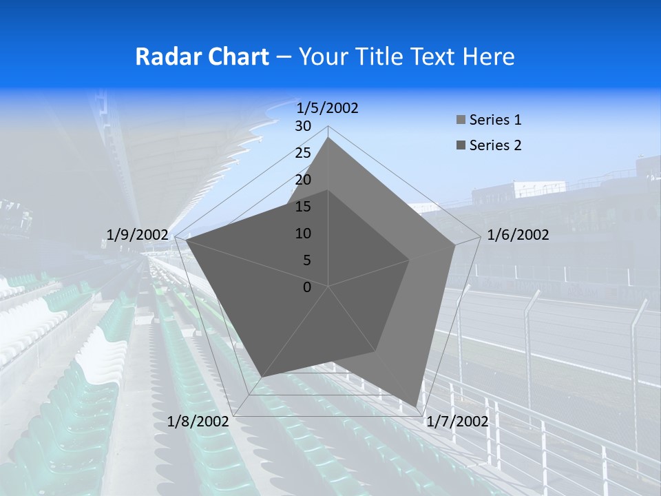The Grand Stand Of Sepang International Circuit, Malaysia PowerPoint Template