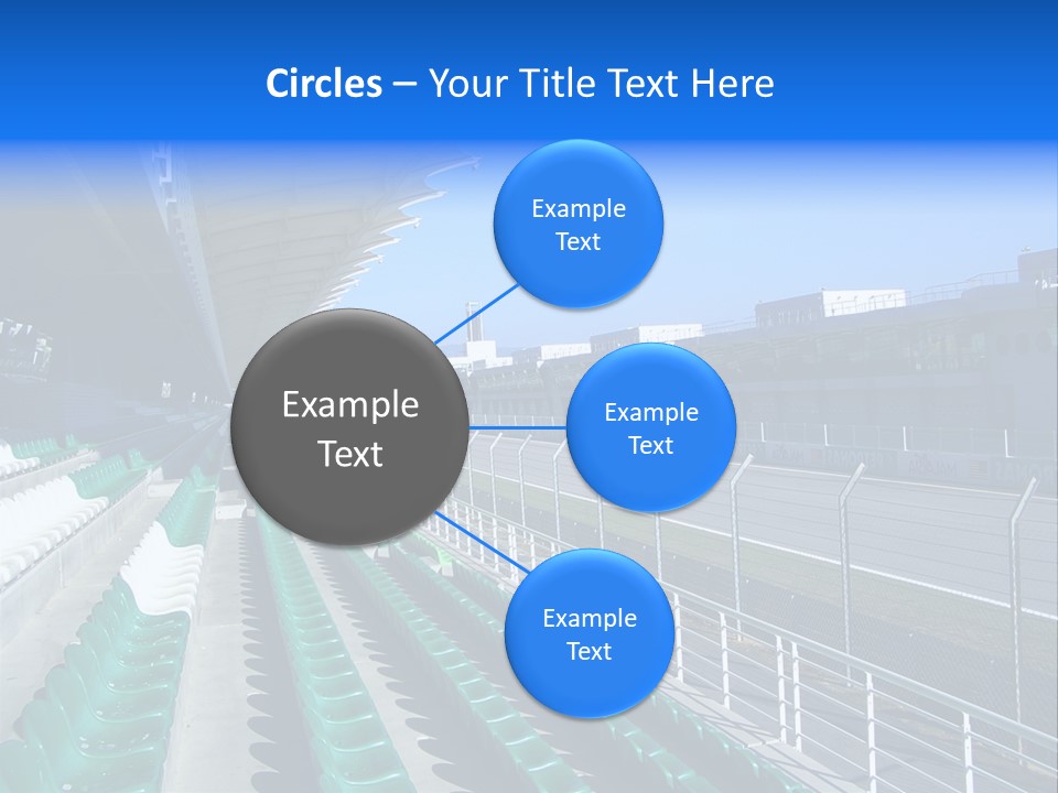 The Grand Stand Of Sepang International Circuit, Malaysia PowerPoint Template