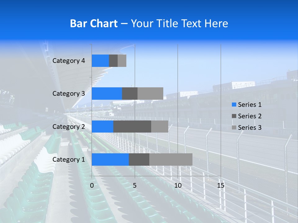 The Grand Stand Of Sepang International Circuit, Malaysia PowerPoint Template