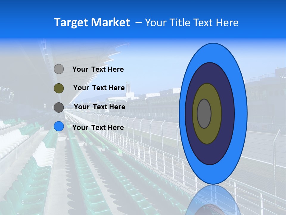 The Grand Stand Of Sepang International Circuit, Malaysia PowerPoint Template