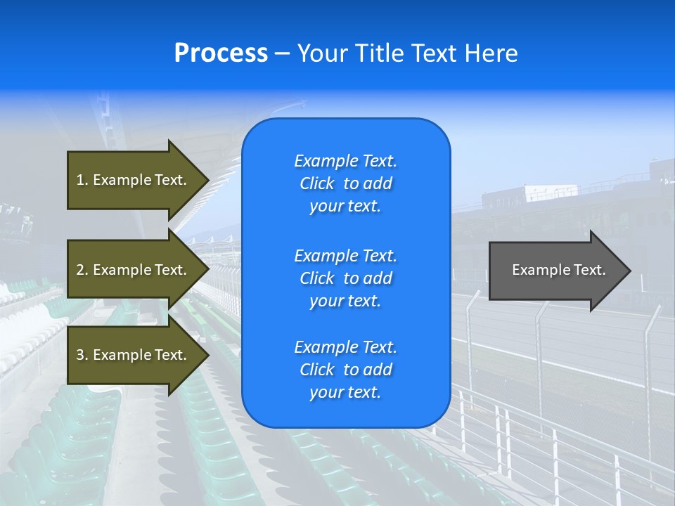 The Grand Stand Of Sepang International Circuit, Malaysia PowerPoint Template