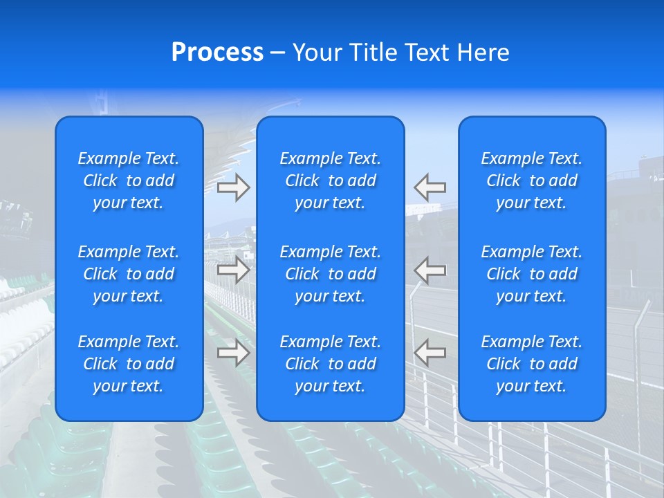 The Grand Stand Of Sepang International Circuit, Malaysia PowerPoint Template