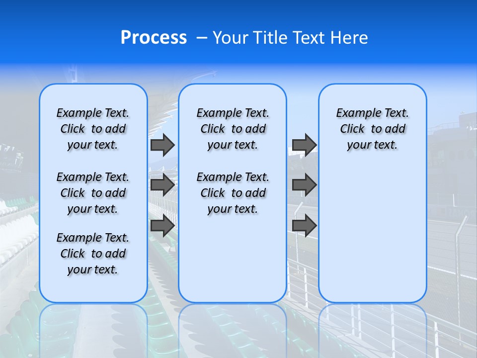 The Grand Stand Of Sepang International Circuit, Malaysia PowerPoint Template