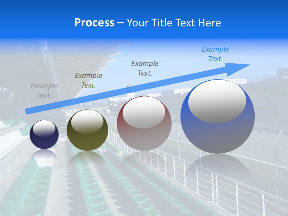 The Grand Stand Of Sepang International Circuit, Malaysia PowerPoint Template