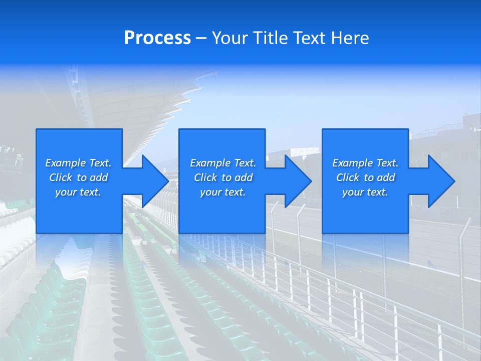 The Grand Stand Of Sepang International Circuit, Malaysia PowerPoint Template
