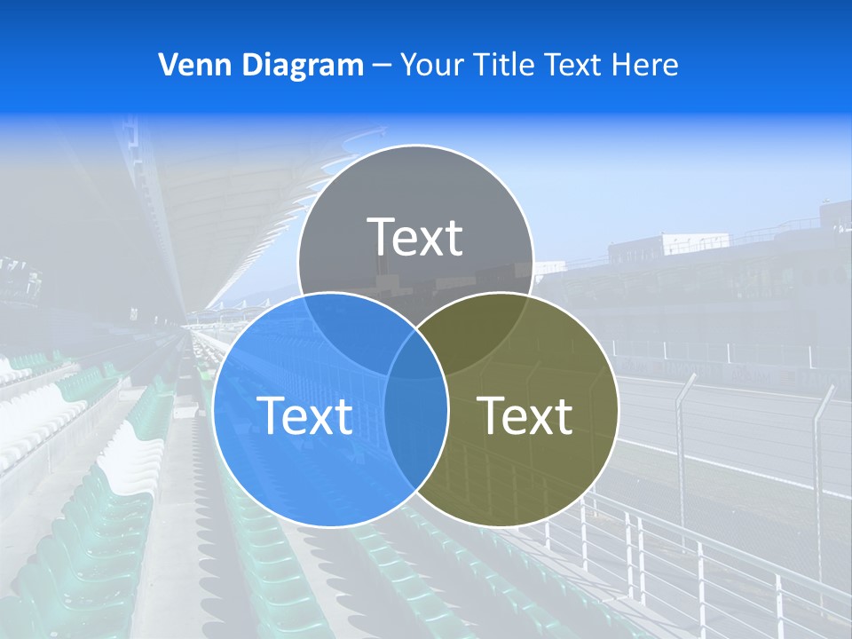 The Grand Stand Of Sepang International Circuit, Malaysia PowerPoint Template