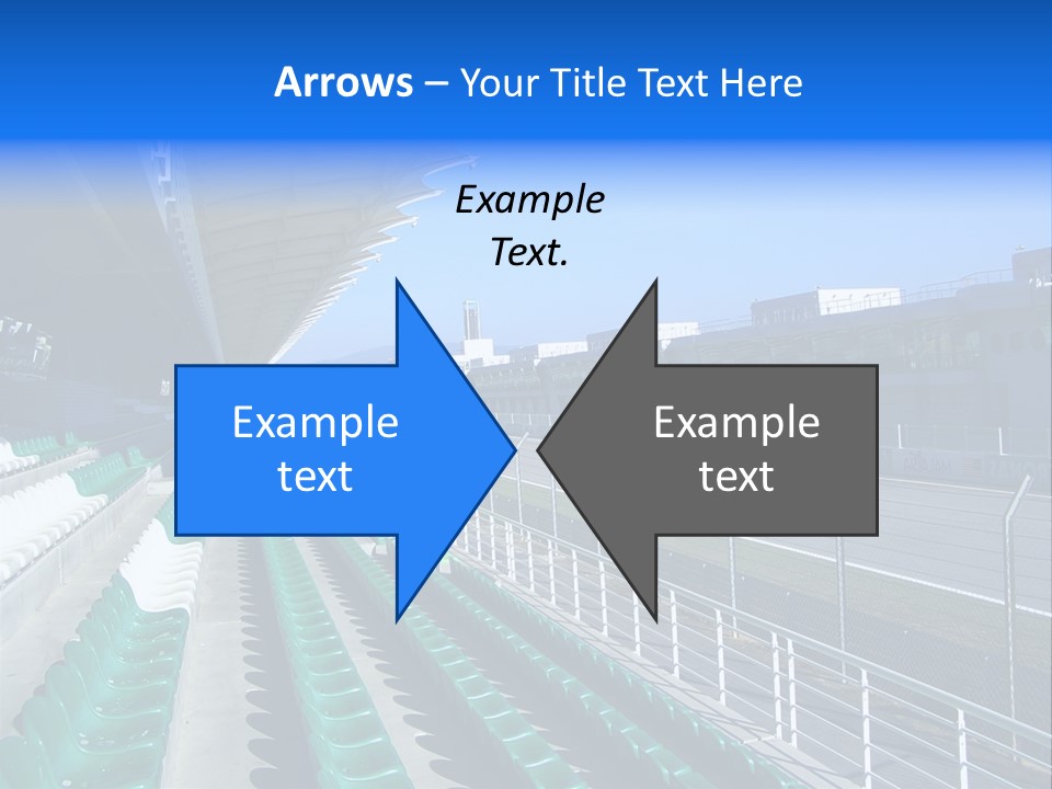 The Grand Stand Of Sepang International Circuit, Malaysia PowerPoint Template