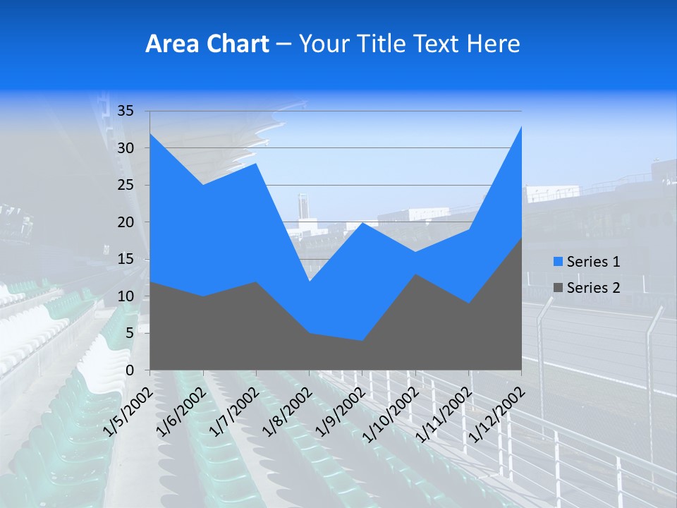 The Grand Stand Of Sepang International Circuit, Malaysia PowerPoint Template