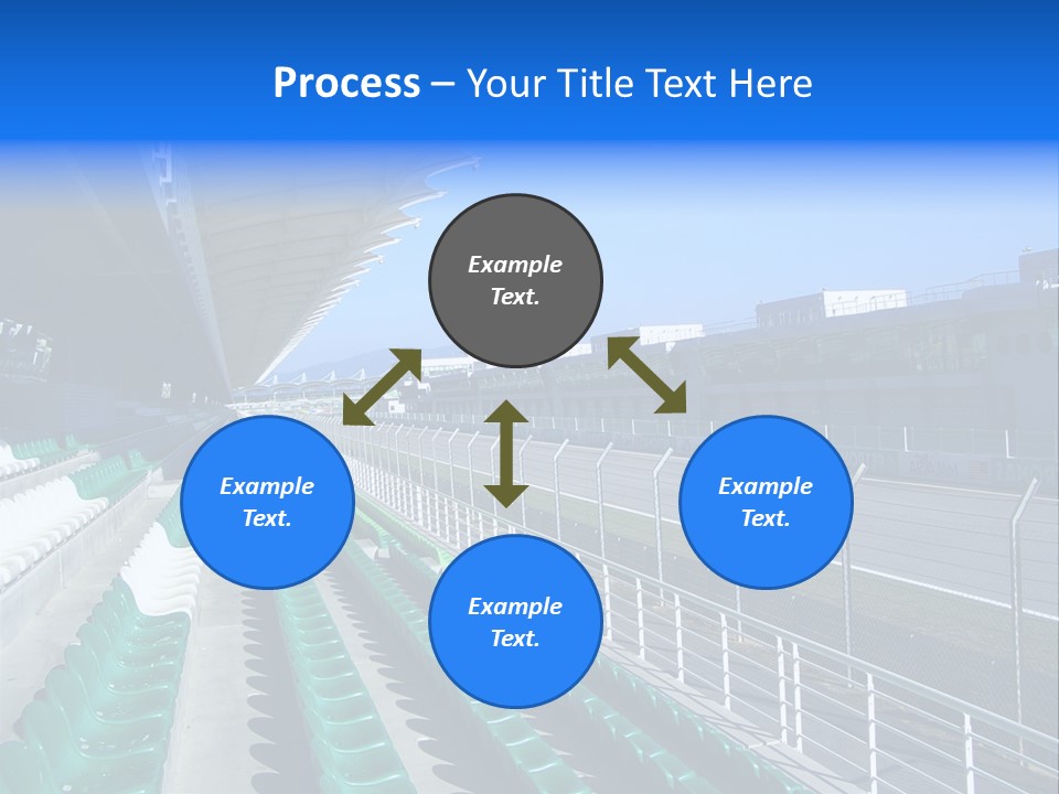 The Grand Stand Of Sepang International Circuit, Malaysia PowerPoint Template