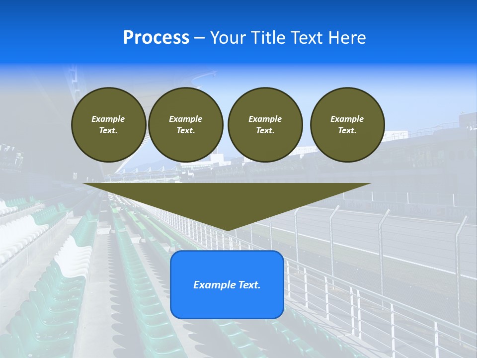 The Grand Stand Of Sepang International Circuit, Malaysia PowerPoint Template