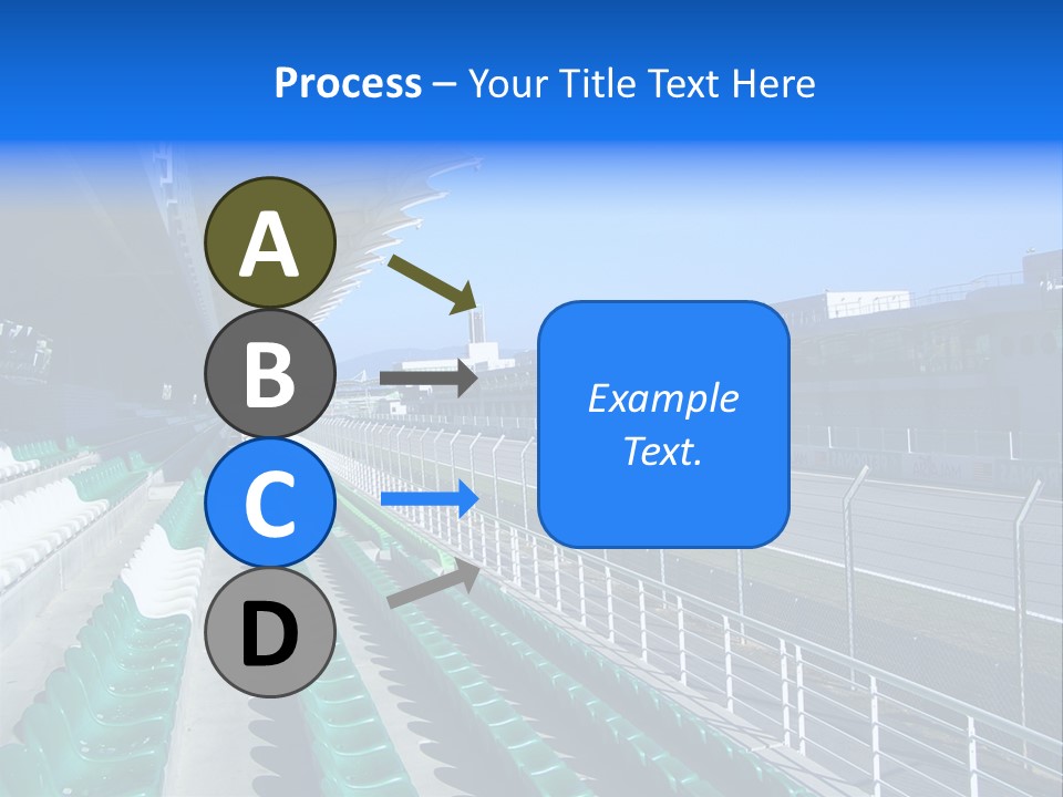 The Grand Stand Of Sepang International Circuit, Malaysia PowerPoint Template