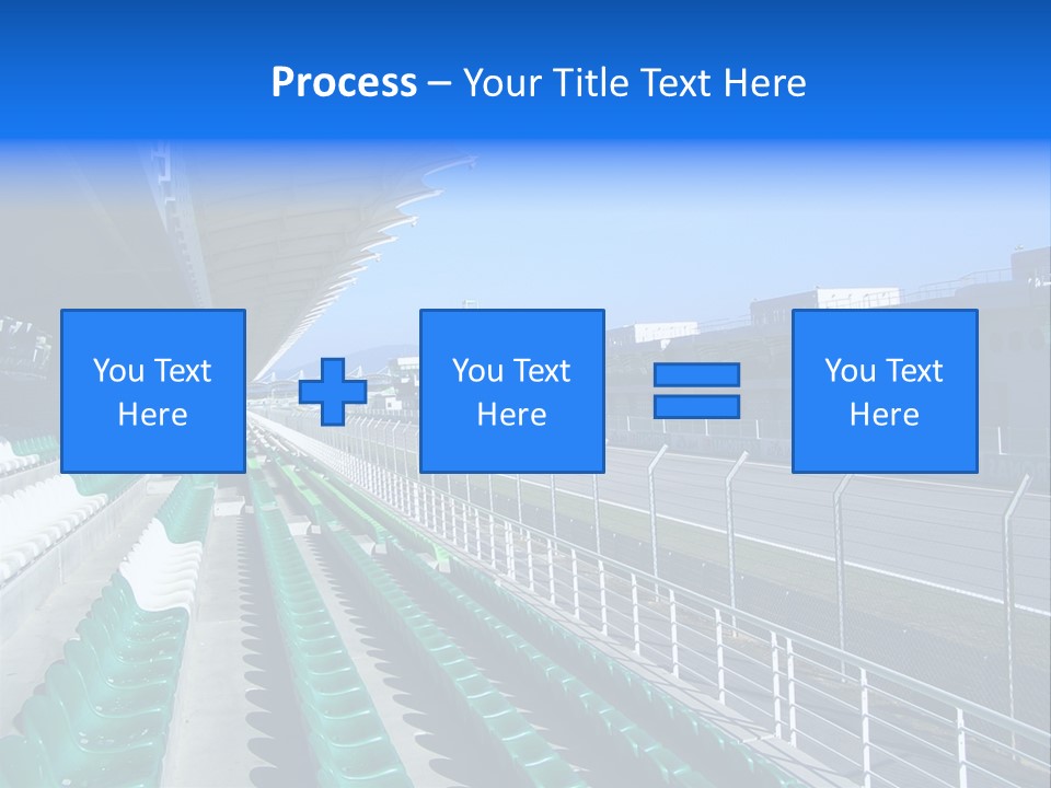 The Grand Stand Of Sepang International Circuit, Malaysia PowerPoint Template