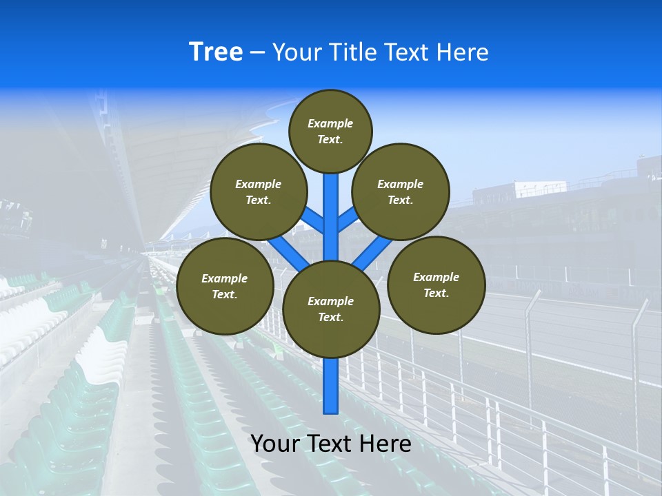 The Grand Stand Of Sepang International Circuit, Malaysia PowerPoint Template