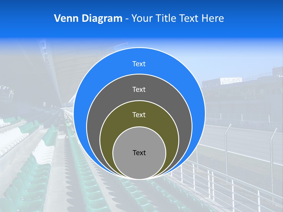 The Grand Stand Of Sepang International Circuit, Malaysia PowerPoint Template