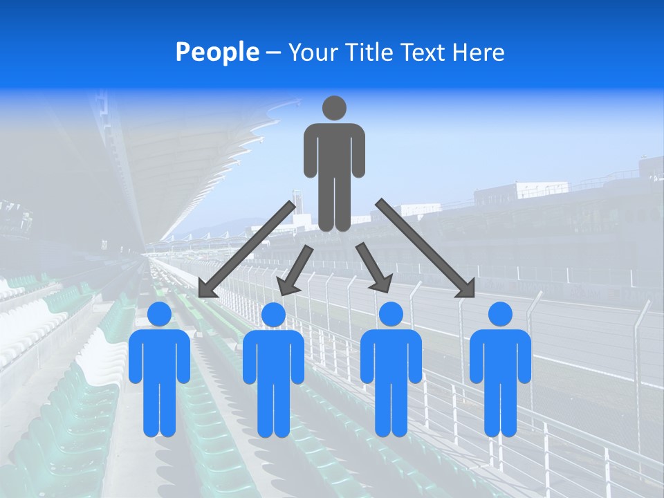 The Grand Stand Of Sepang International Circuit, Malaysia PowerPoint Template