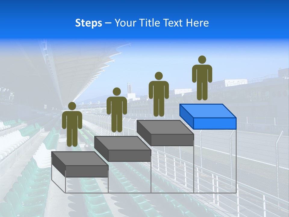 The Grand Stand Of Sepang International Circuit, Malaysia PowerPoint Template