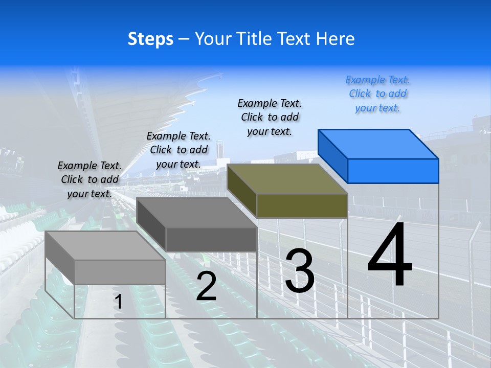The Grand Stand Of Sepang International Circuit, Malaysia PowerPoint Template