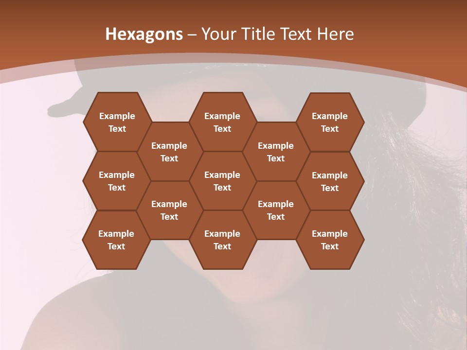 Cute Teenage Girl Wearing A Stylish Hat PowerPoint Template