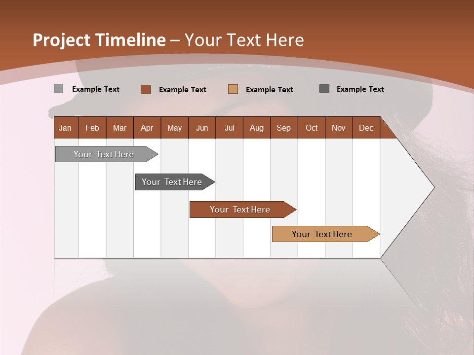 Cute Teenage Girl Wearing A Stylish Hat PowerPoint Template