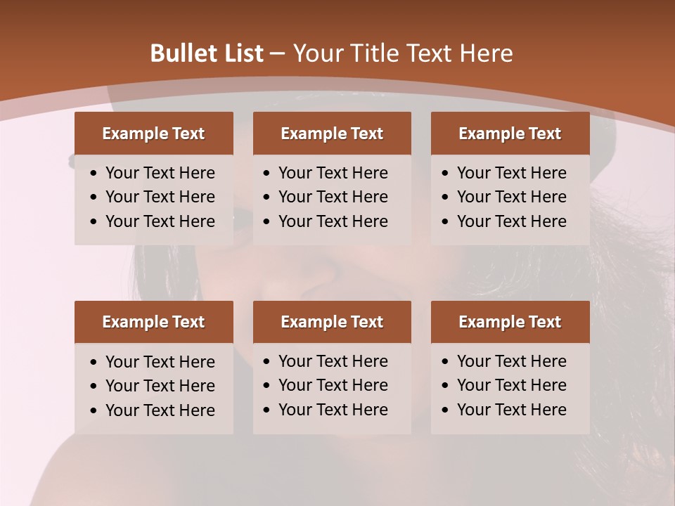 Cute Teenage Girl Wearing A Stylish Hat PowerPoint Template