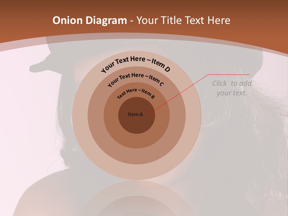 Cute Teenage Girl Wearing A Stylish Hat PowerPoint Template