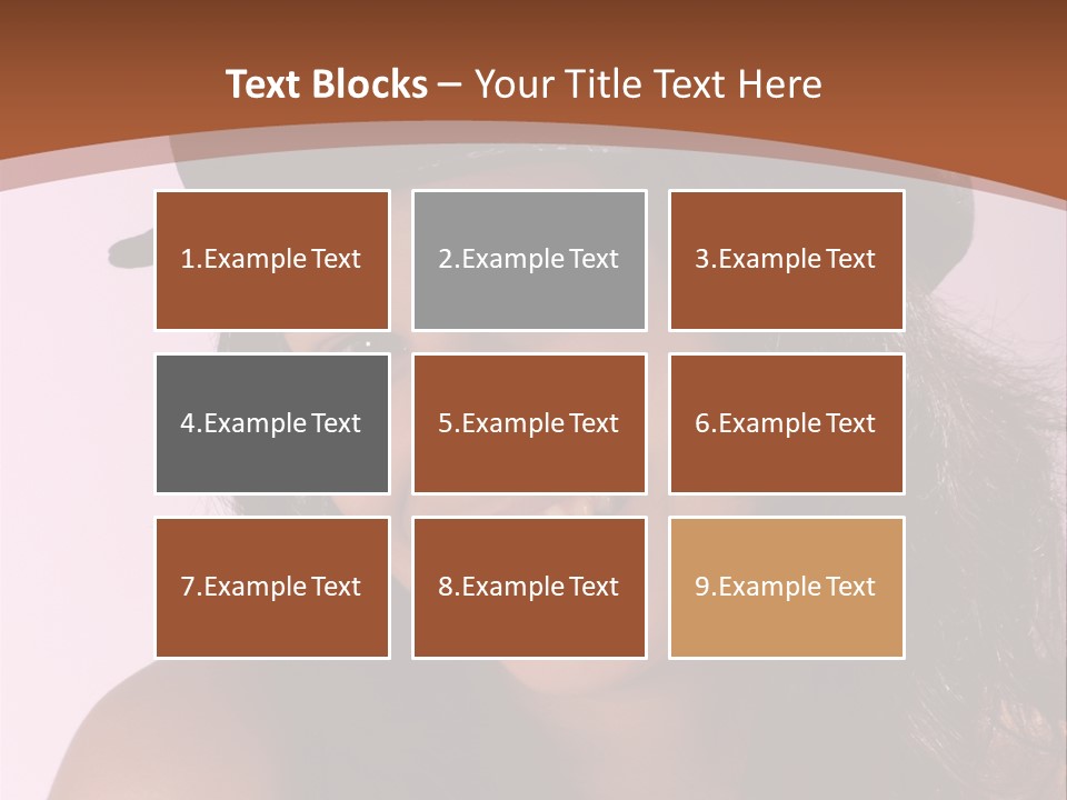 Cute Teenage Girl Wearing A Stylish Hat PowerPoint Template