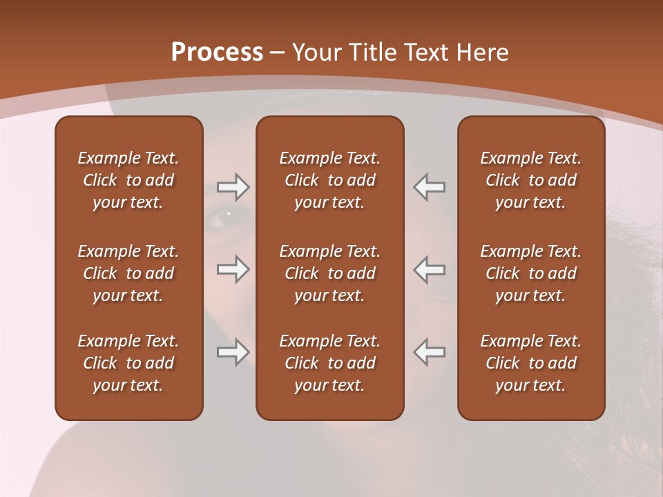 Cute Teenage Girl Wearing A Stylish Hat PowerPoint Template