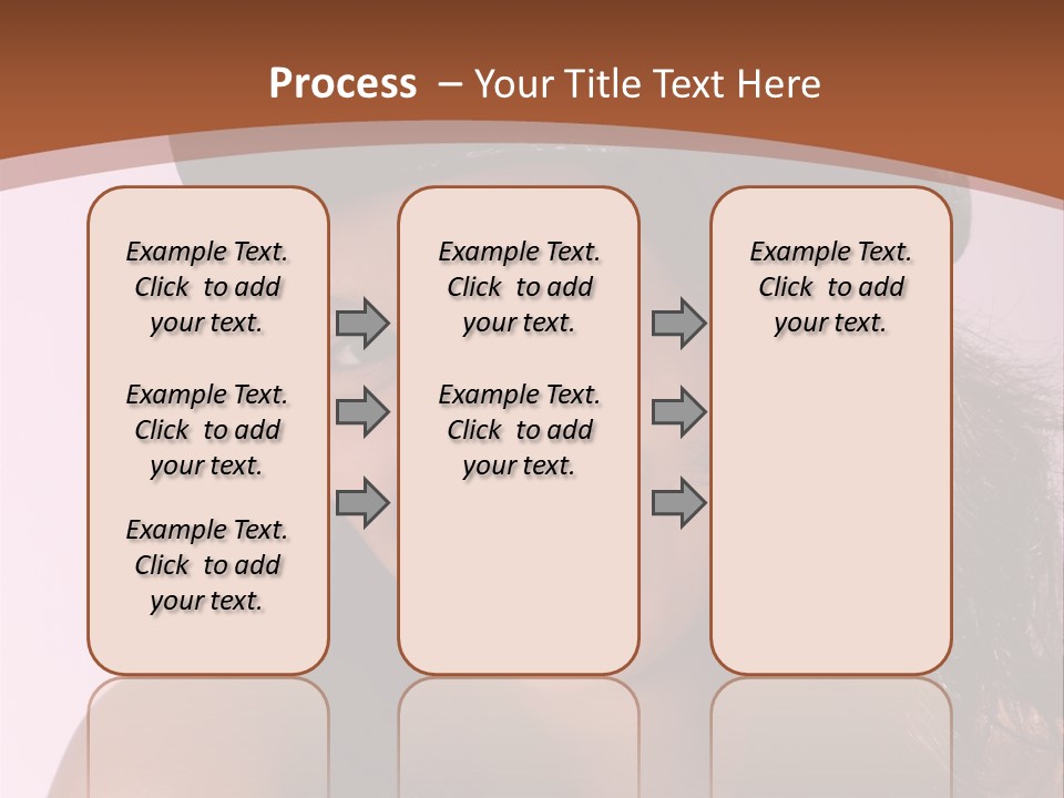 Cute Teenage Girl Wearing A Stylish Hat PowerPoint Template