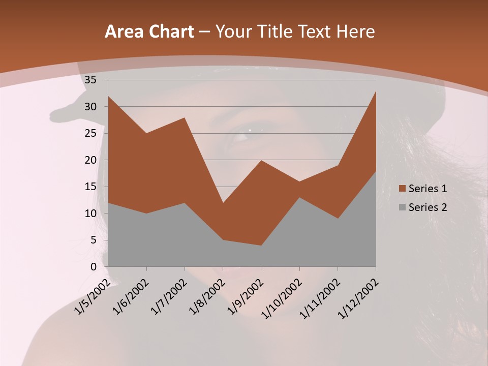 Cute Teenage Girl Wearing A Stylish Hat PowerPoint Template