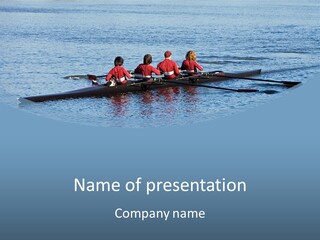 Boys Crew Team PowerPoint Template