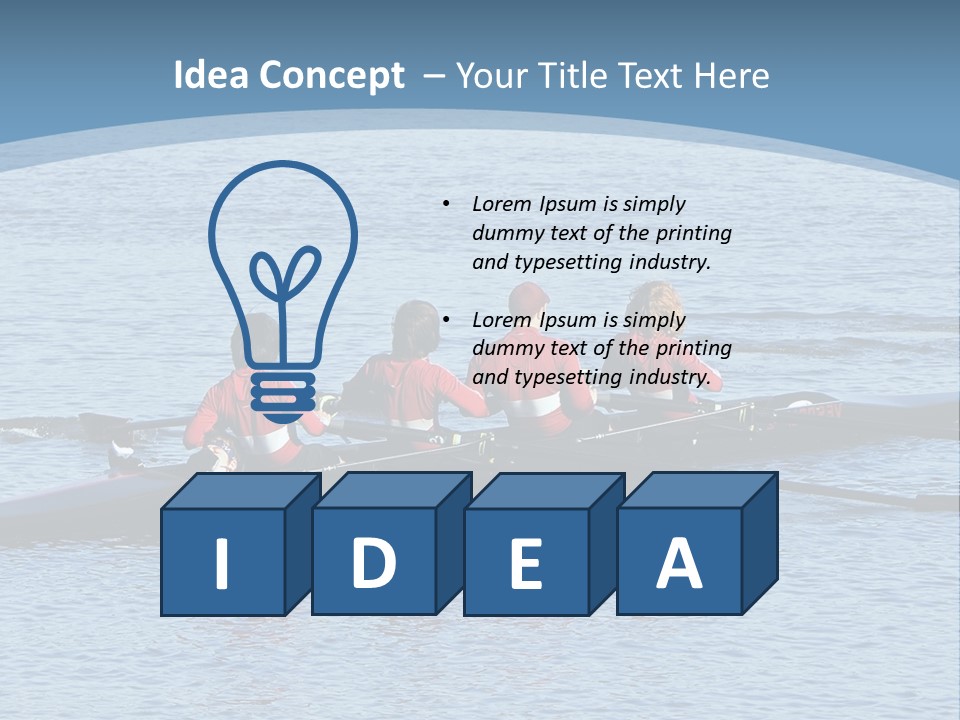 Boys Crew Team PowerPoint Template