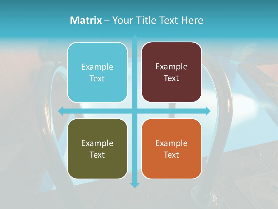 Cosy And Beautiful Pool In Modern Hotel PowerPoint Template