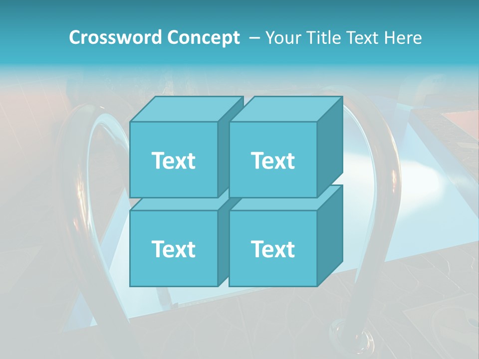 Cosy And Beautiful Pool In Modern Hotel PowerPoint Template